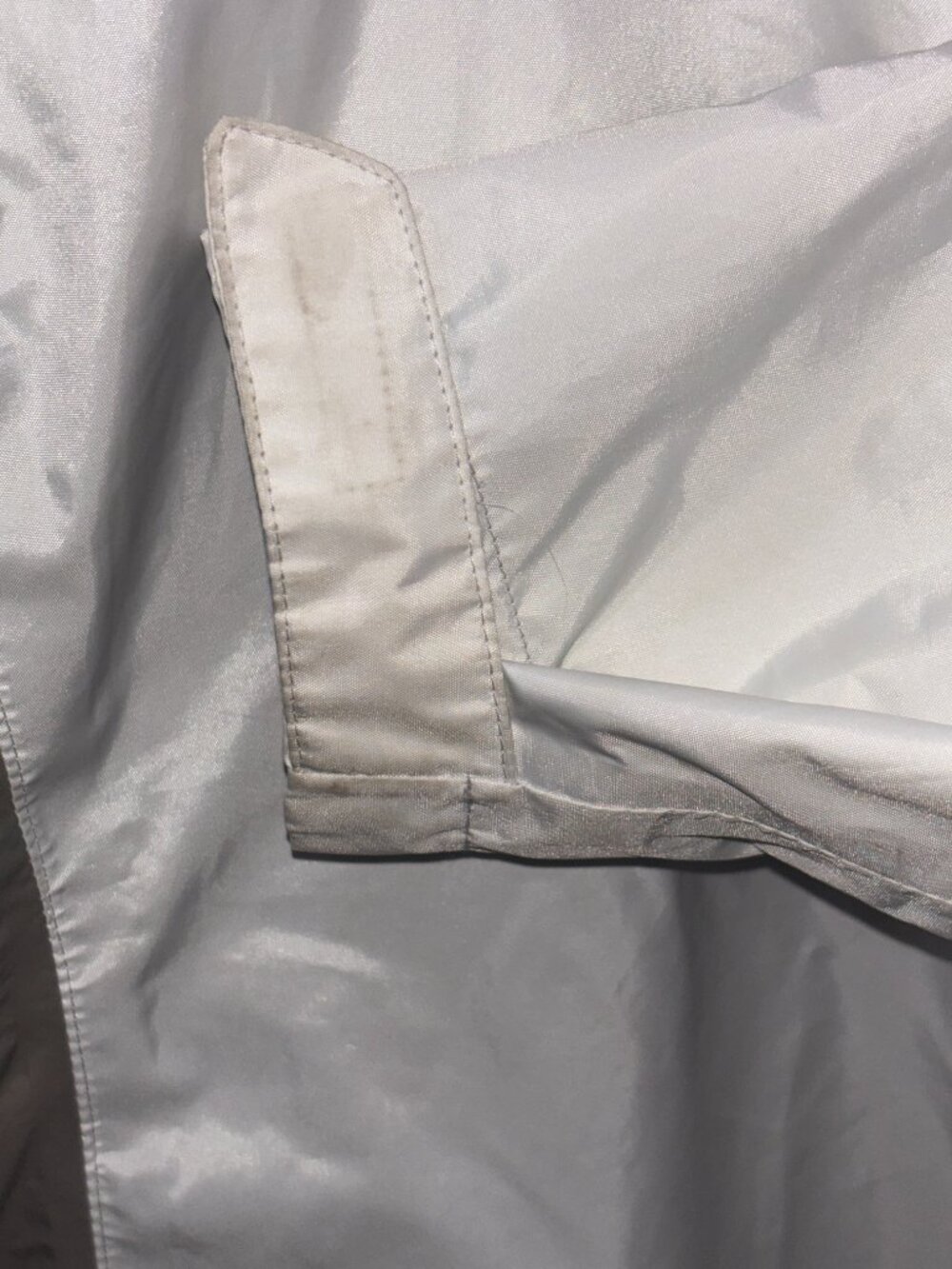 Columbia Women's White & Gray Hooded Rain Jacket Size M - Picture 10 of 10